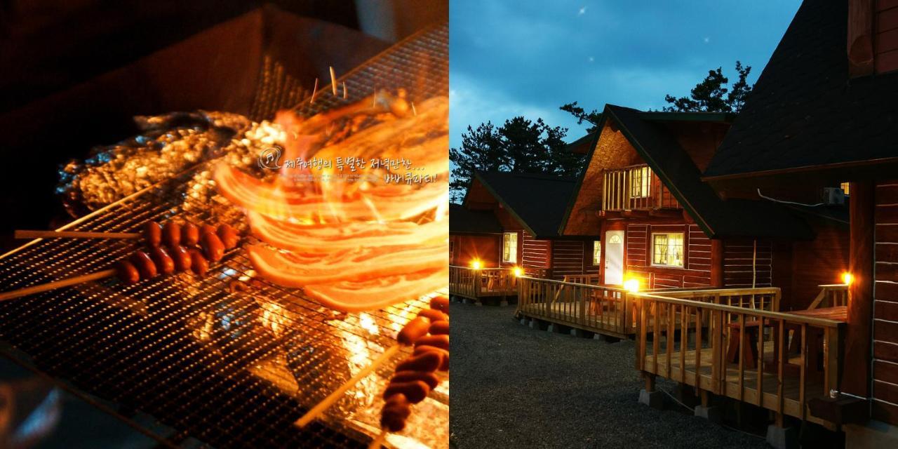 Jeju Joa Log Pension Seogwipo-stad Buitenkant foto